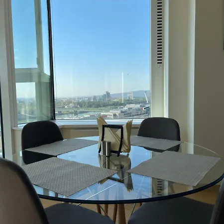 Apartment Sag Panorama Apartment 3 Rooms 19Th Floor Great View Free Parking *