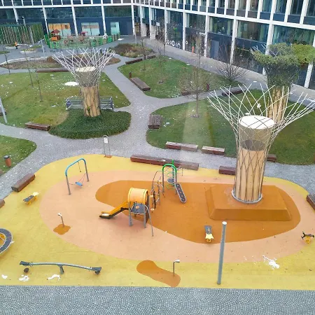 Sag Panorama Apartment 3 Rooms 19Th Floor Great View Free Parking