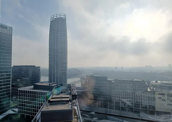 Sag Panorama 3 19th Floor Great View Free Parking Apartman Pozsony